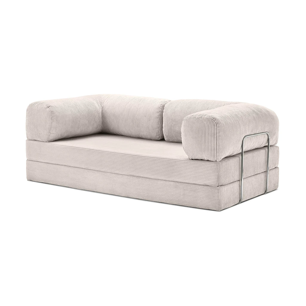 Meelo - Cream Compressed Sofa