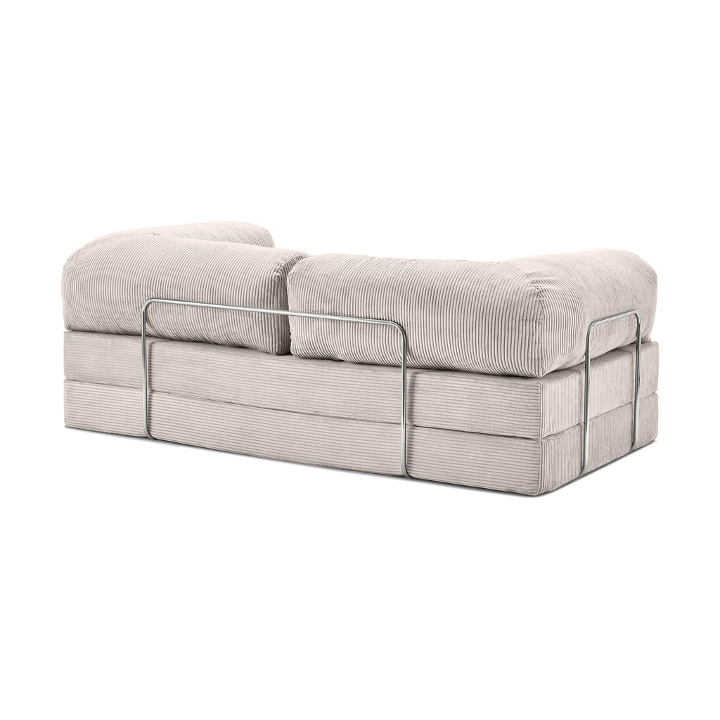 Meelo - Cream Compressed Sofa