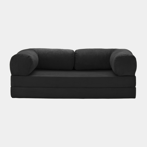 MaisonSofa Mello Corduroy Sofa - Black - Style 1
