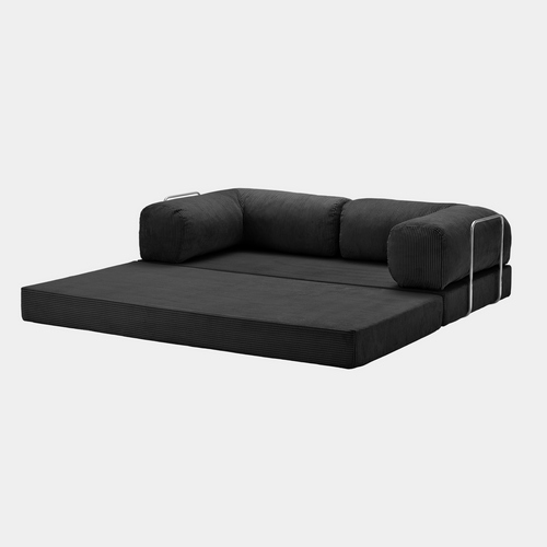 MaisonSofa Mello Corduroy Sofa - Black - Style 2