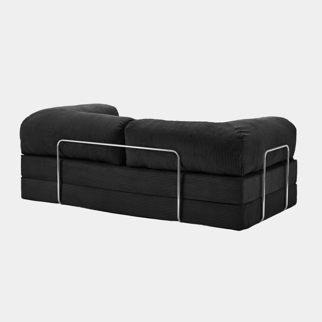 MaisonSofa Mello Corduroy Sofa - Black - Style 4