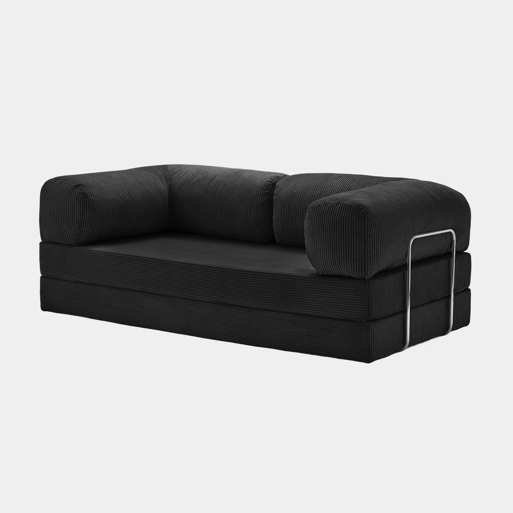 MaisonSofa Mello Corduroy Sofa - Black - Style 5