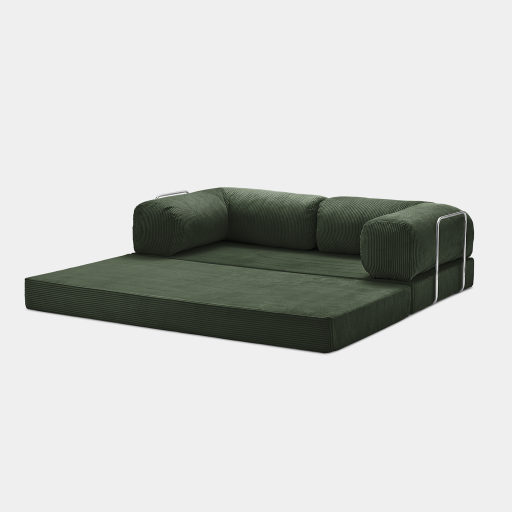 MaisonSofa Mello Corduroy Sofa - Emerald - View 3