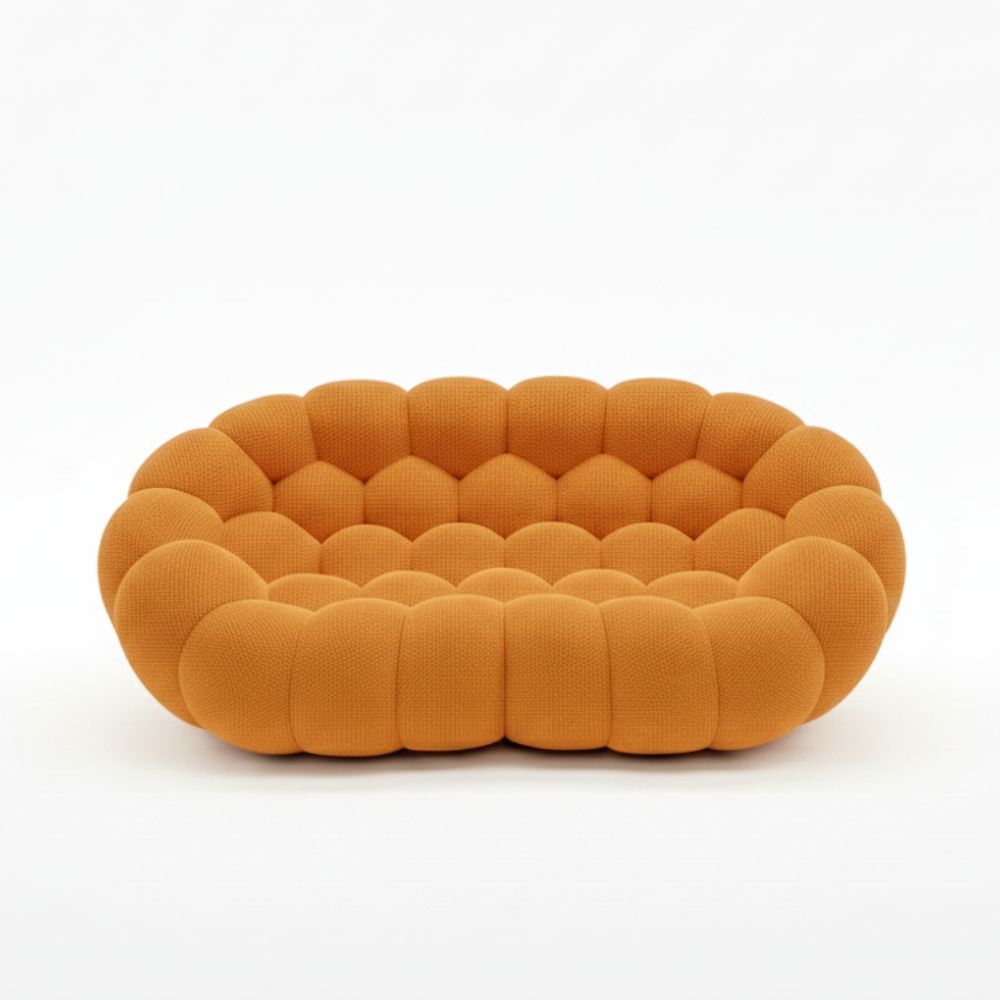 MaisonSofa Olo Cloud Sofa 2-Seater - Orange