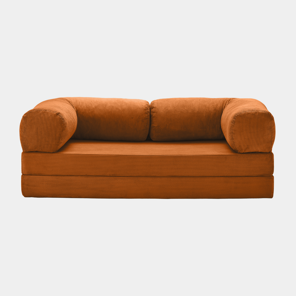 MaisonSofa Mello Corduroy Sofa - Orange - View 1