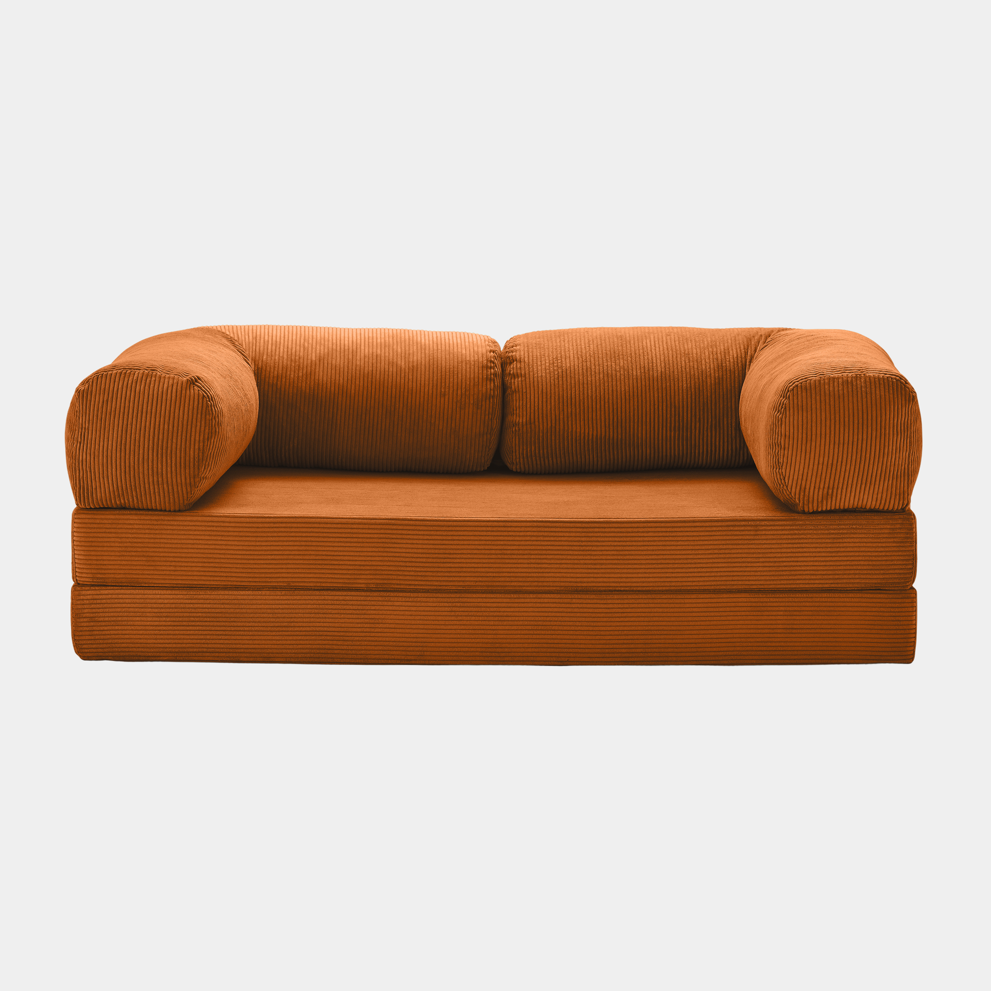 MaisonSofa Mello Corduroy Sofa - Orange - View 1