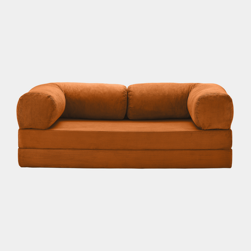 MaisonSofa Mello Corduroy Sofa - Orange - View 1