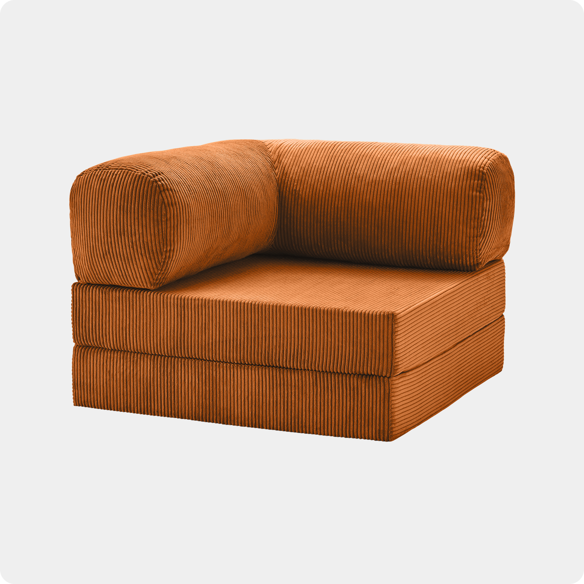 MaisonSofa Mello Corduroy Sofa - Orange - View 4