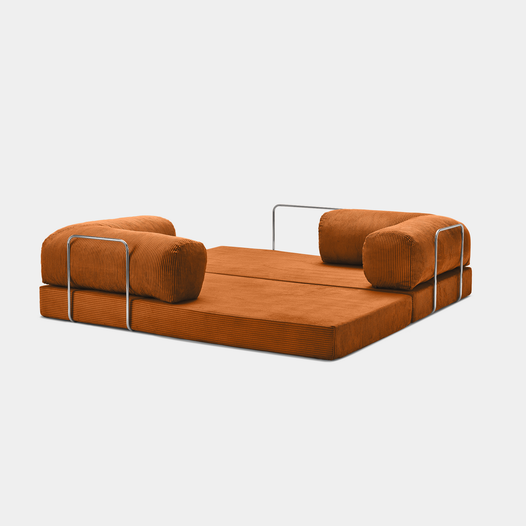 MaisonSofa Mello Corduroy Sofa - Orange - View 5