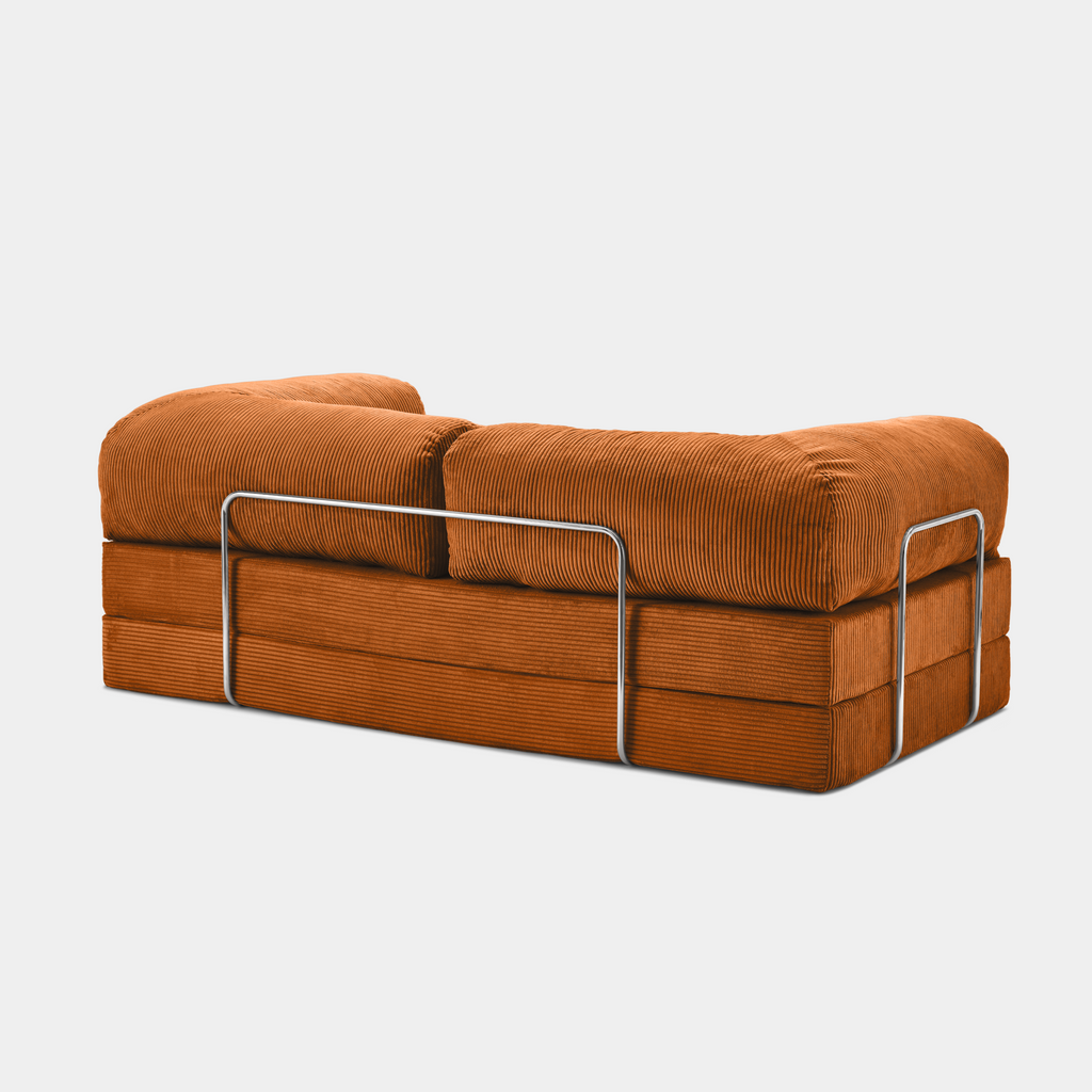 MaisonSofa Mello Corduroy Sofa - Orange - View 7