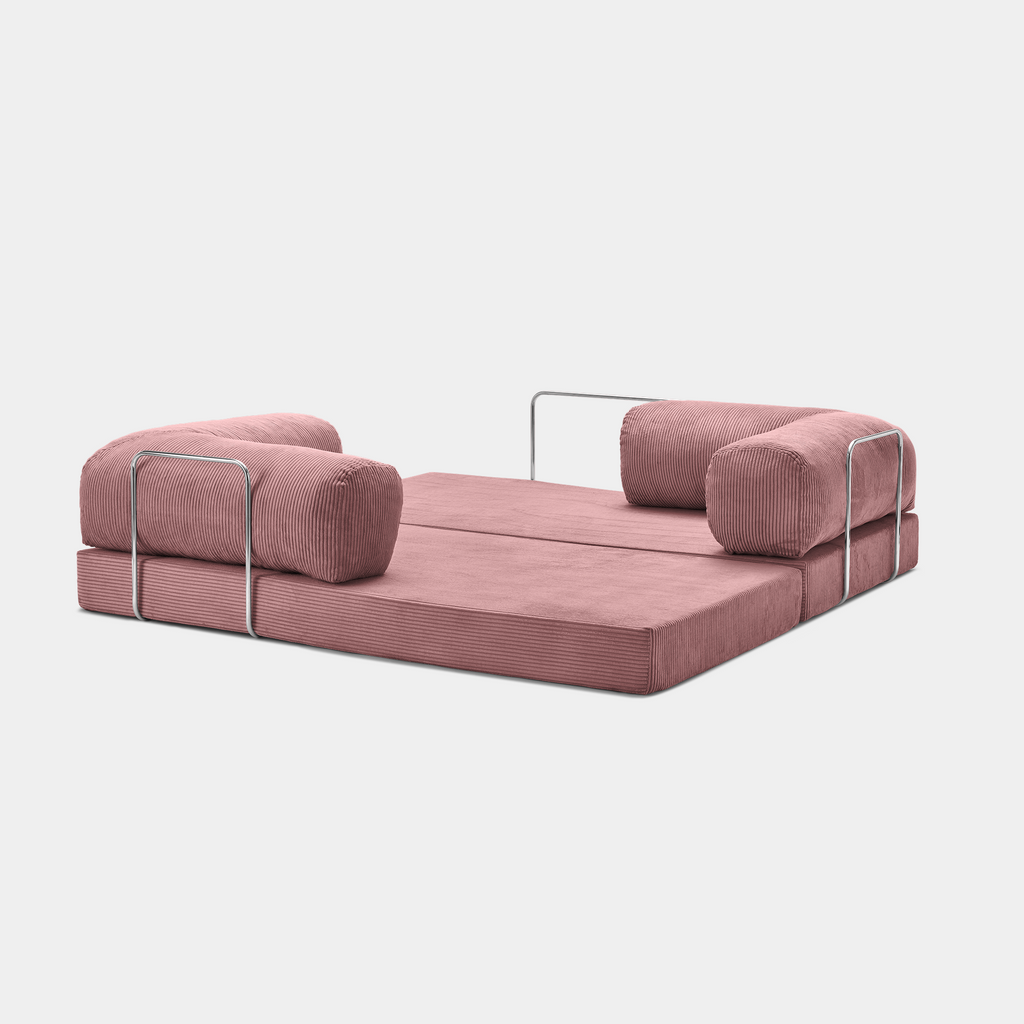 MaisonSofa Mello Corduroy Sofa - Rose - Vue 2
