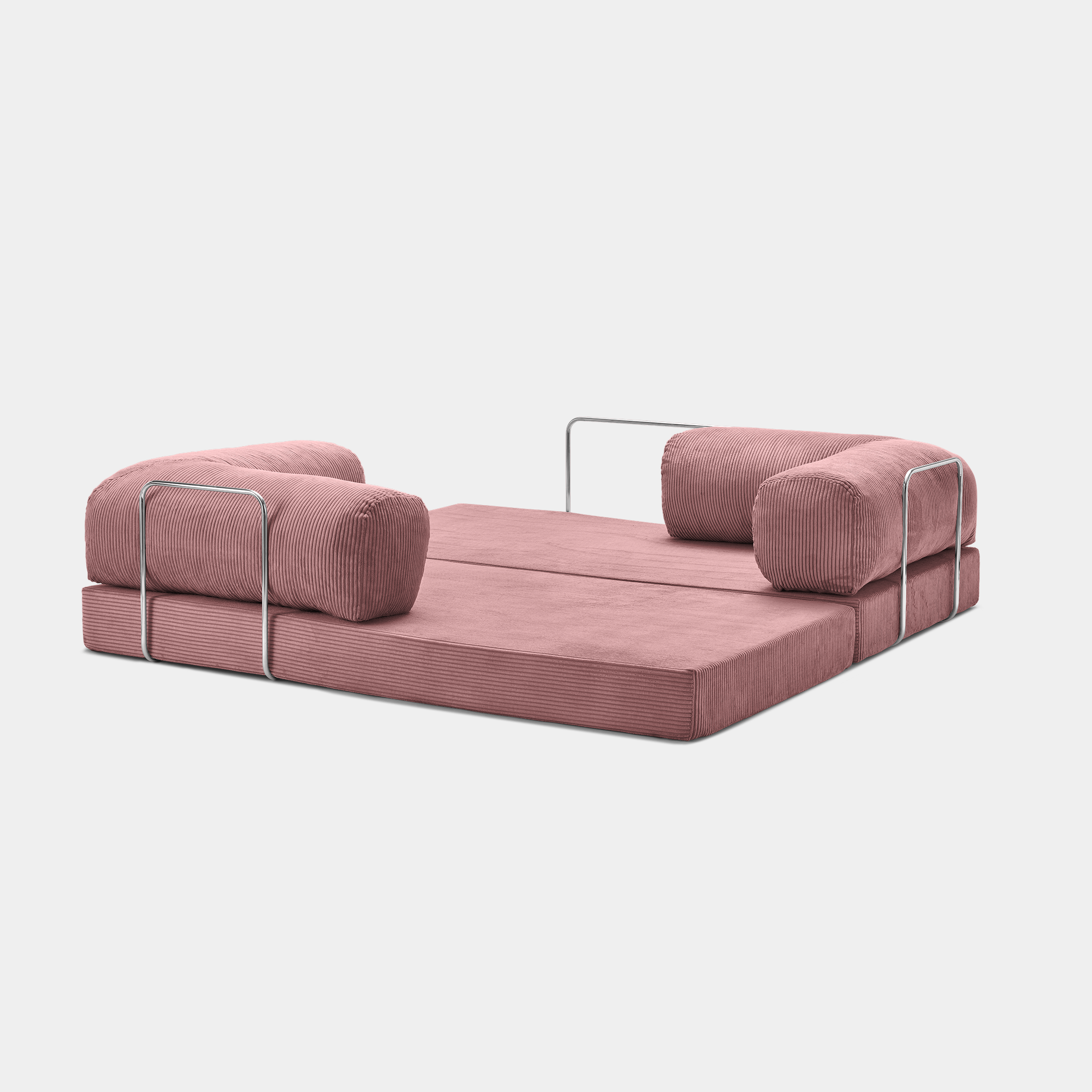 MaisonSofa Mello Corduroy Sofa - Rose - Vue 2