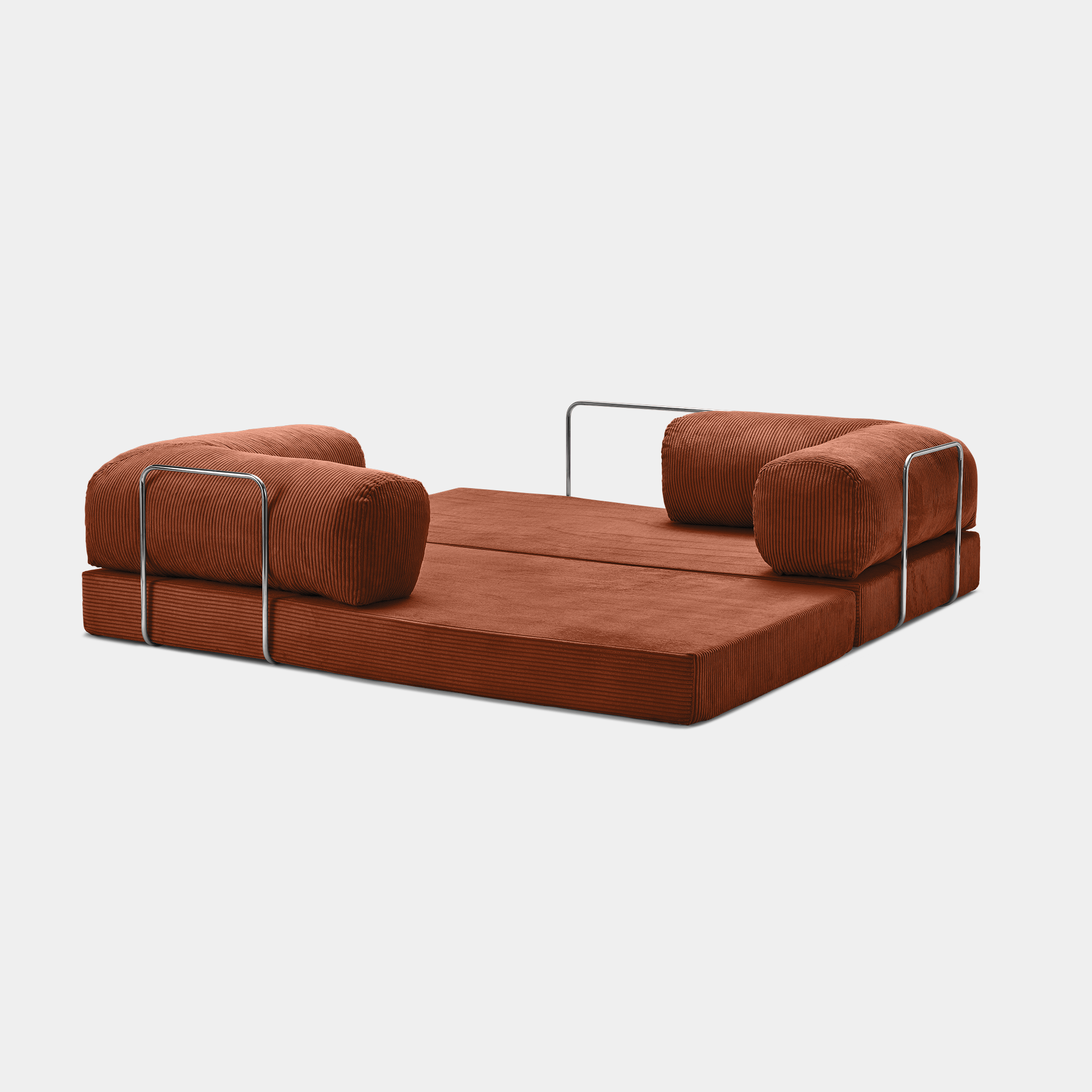 MaisonSofa Mello Corduroy Sofa - Rust - View 3