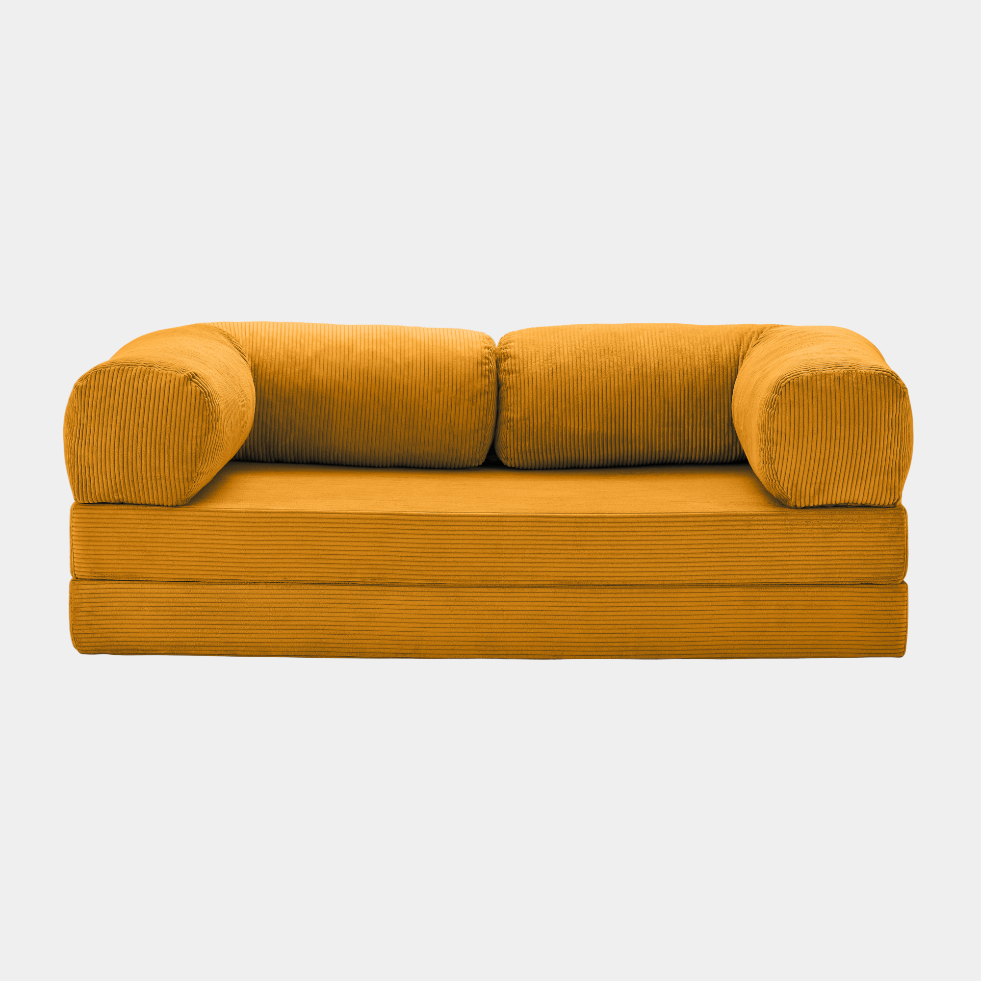 MaisonSofa Mello Corduroy Sofa - Tangerine - Vue 1