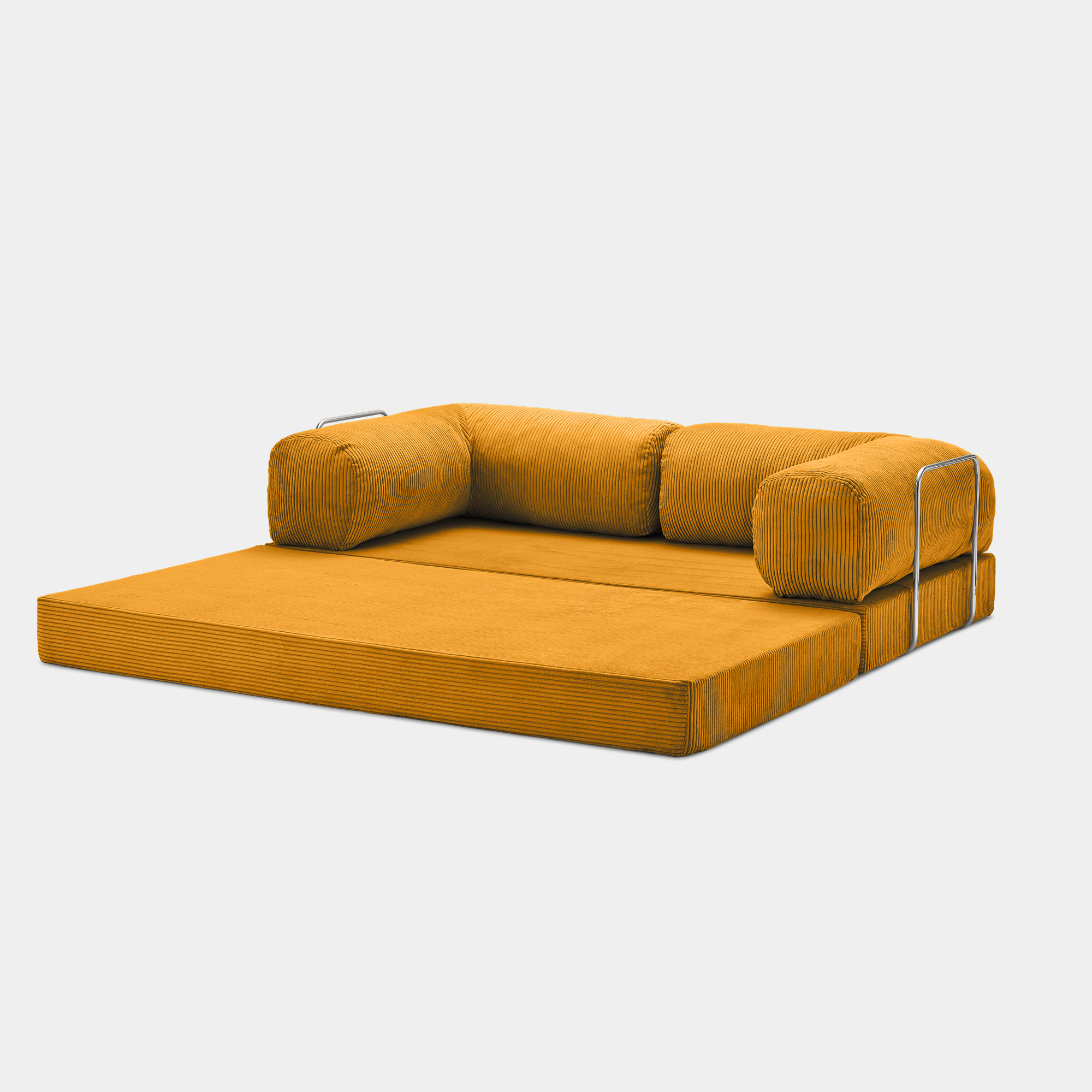 MaisonSofa Mello Corduroy Sofa - Tangerine - Vue 4