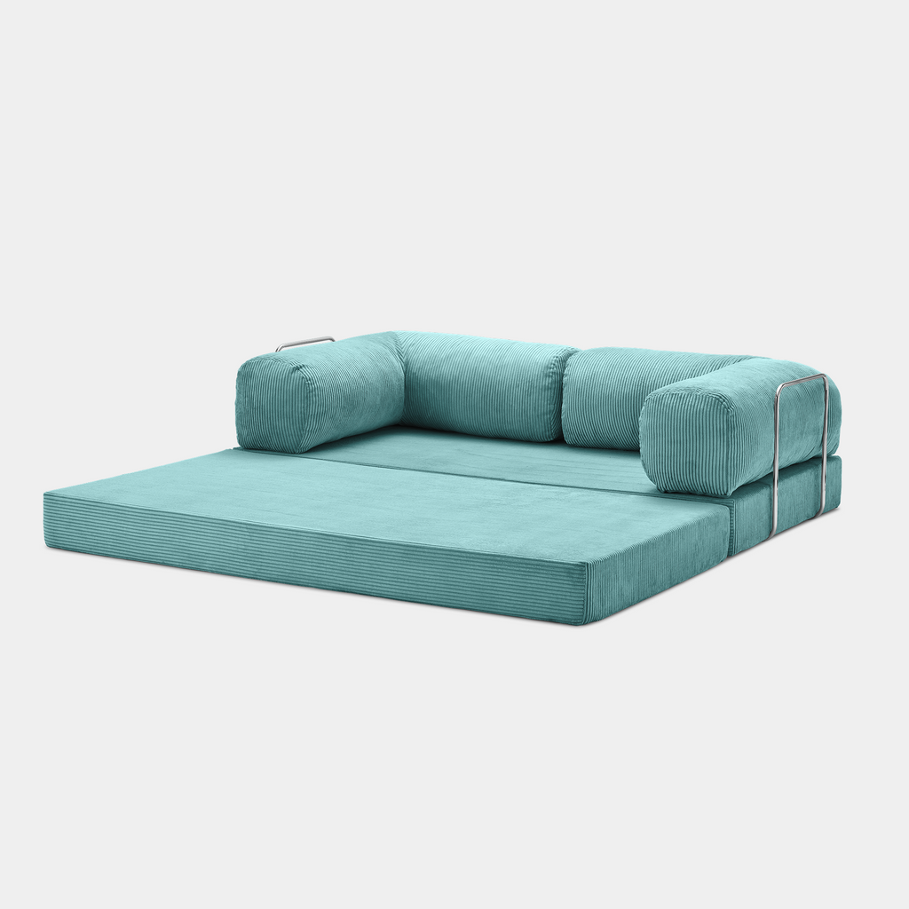 MaisonSofa Mello Corduroy Sofa - Turquoise - View 4