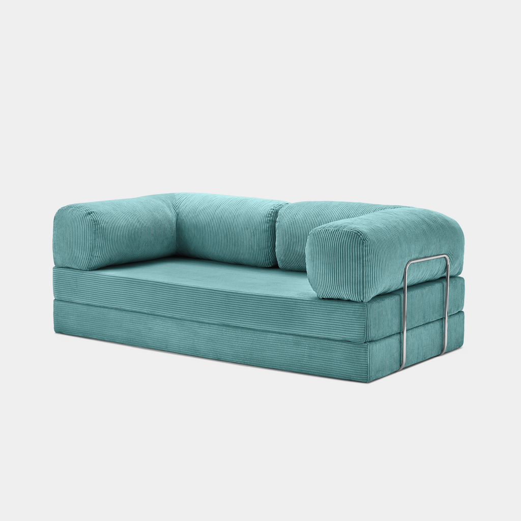 MaisonSofa Mello Corduroy Sofa - Turquoise - View 7