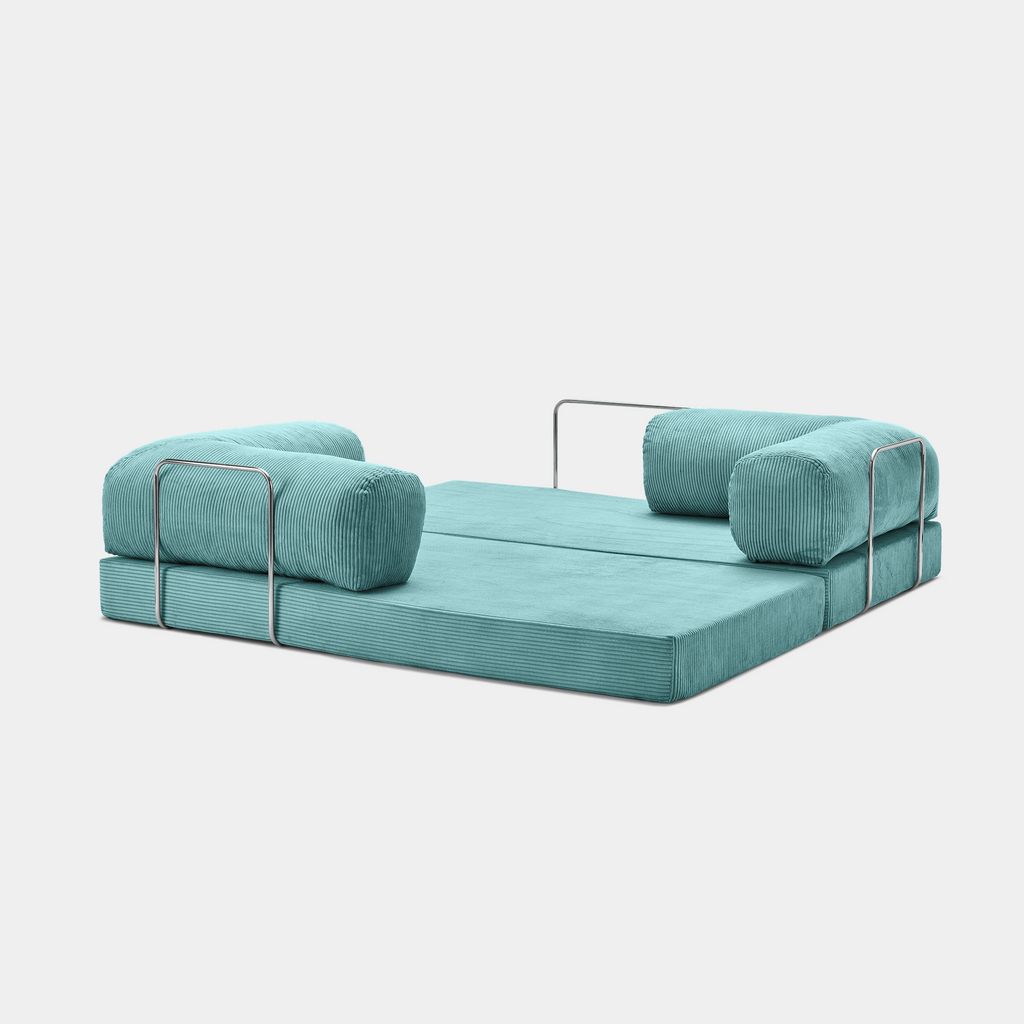 MaisonSofa Mello Corduroy Sofa - Turquoise - View 9
